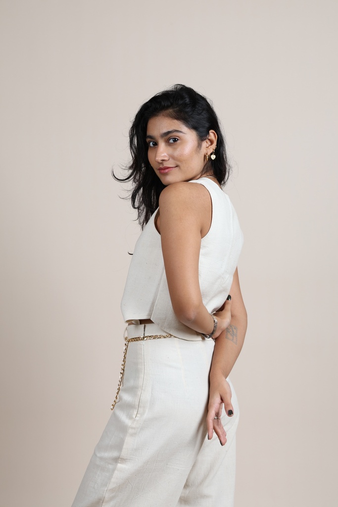 Organic Co-ord Set - Ivory 