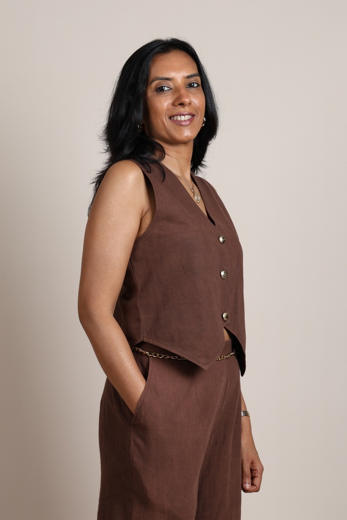 Organic Co-ord Set - Brown 