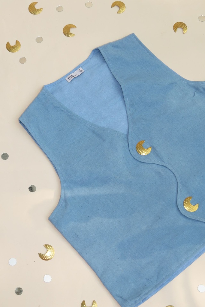 Organic Wave Top - Blue