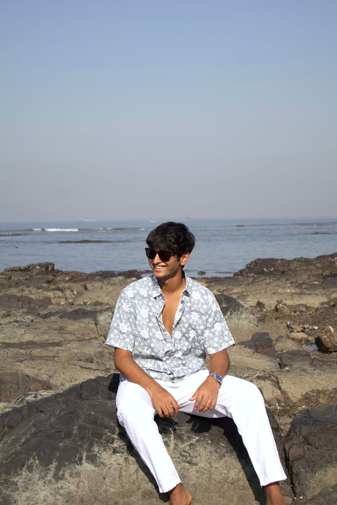 Cotton Half Sleeves Shirt - Grey