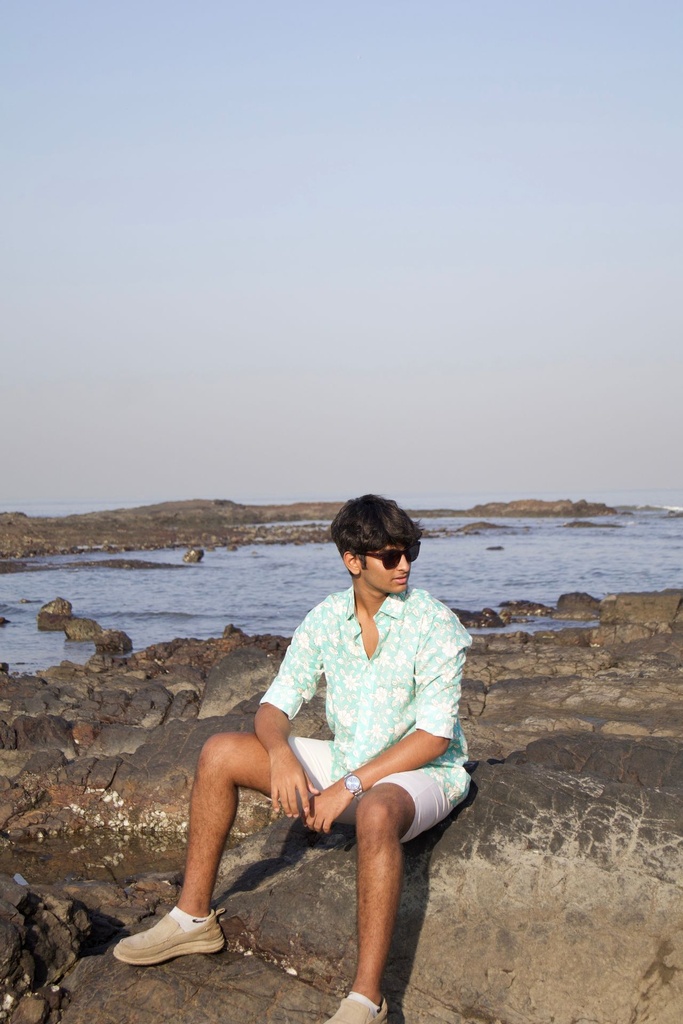 Cotton Full Sleeves Shirt - Mint