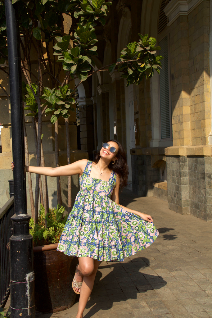 The Flared Mini - Blue 