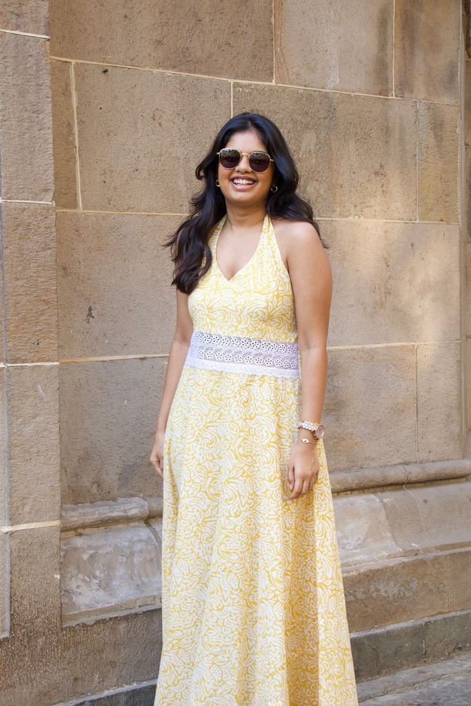 Halter Maxi - Yellow