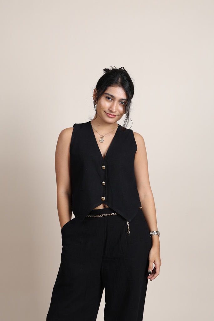 Organic Vest - Black 
