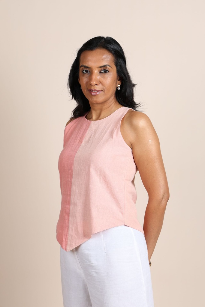 Organic Half & Half Top - Pink