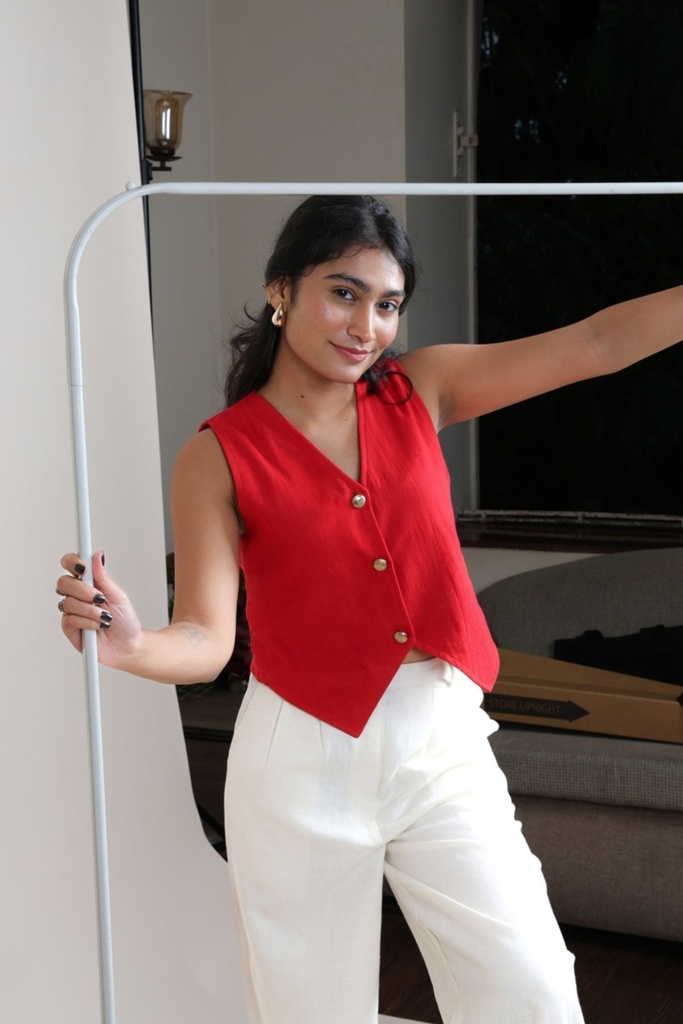 Organic Vest - Red