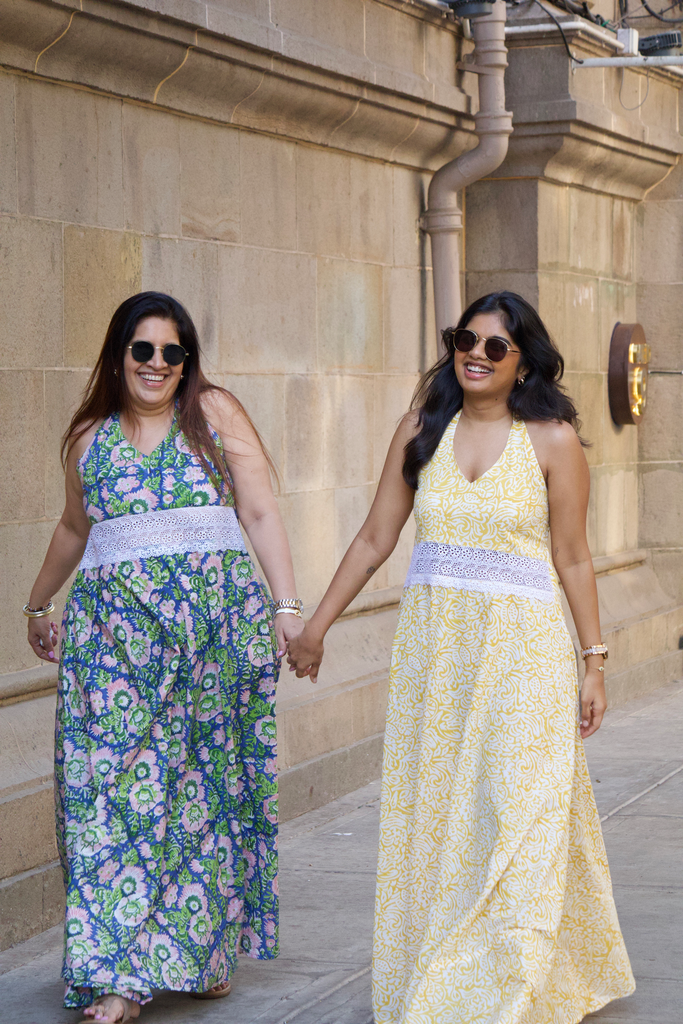 Halter Maxi - Blue